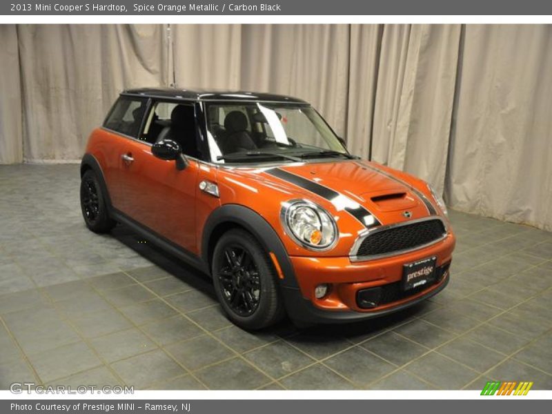 Spice Orange Metallic / Carbon Black 2013 Mini Cooper S Hardtop