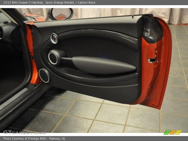 Spice Orange Metallic / Carbon Black 2013 Mini Cooper S Hardtop