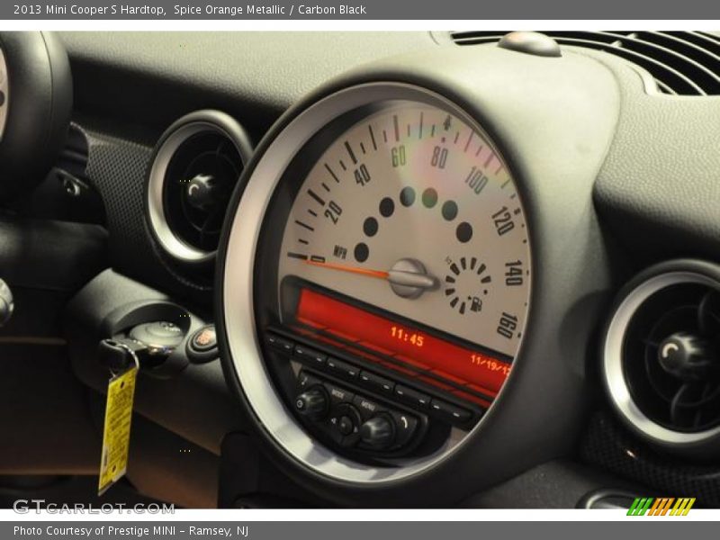 Spice Orange Metallic / Carbon Black 2013 Mini Cooper S Hardtop