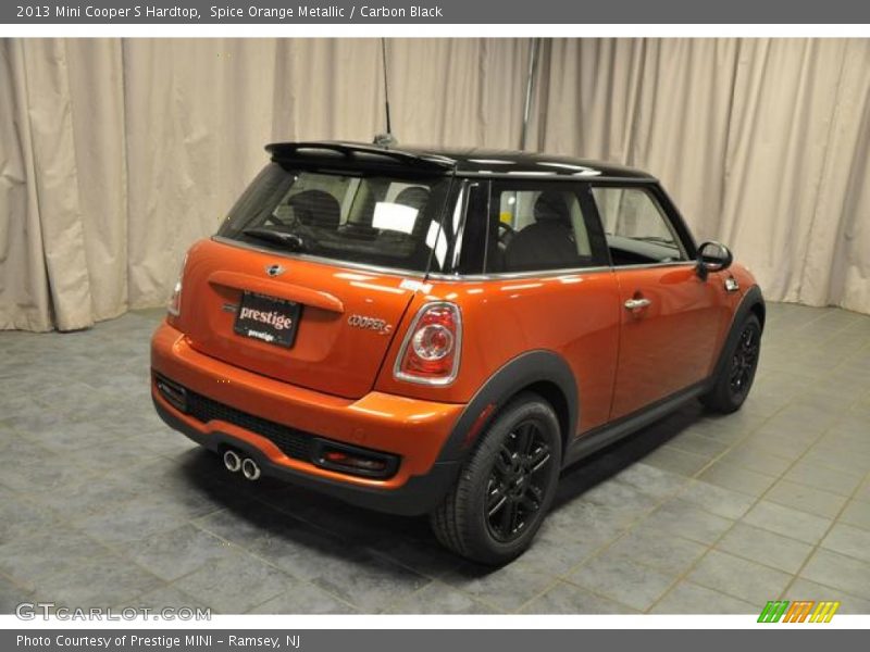 Spice Orange Metallic / Carbon Black 2013 Mini Cooper S Hardtop