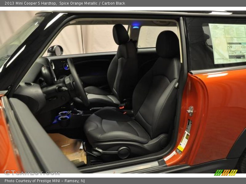 Spice Orange Metallic / Carbon Black 2013 Mini Cooper S Hardtop