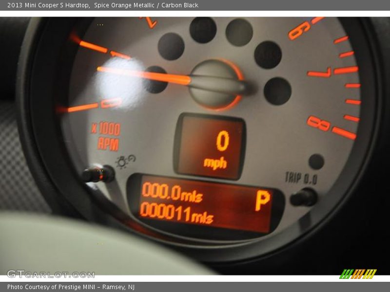 Spice Orange Metallic / Carbon Black 2013 Mini Cooper S Hardtop