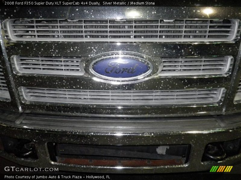 Silver Metallic / Medium Stone 2008 Ford F350 Super Duty XLT SuperCab 4x4 Dually
