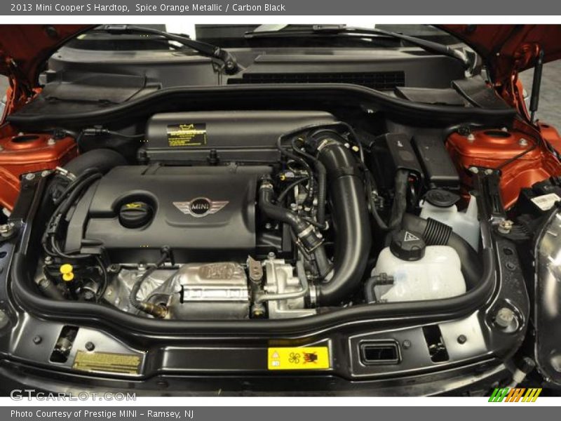Spice Orange Metallic / Carbon Black 2013 Mini Cooper S Hardtop