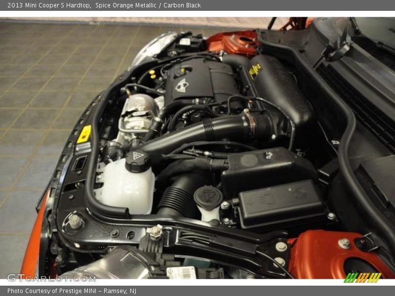 Spice Orange Metallic / Carbon Black 2013 Mini Cooper S Hardtop