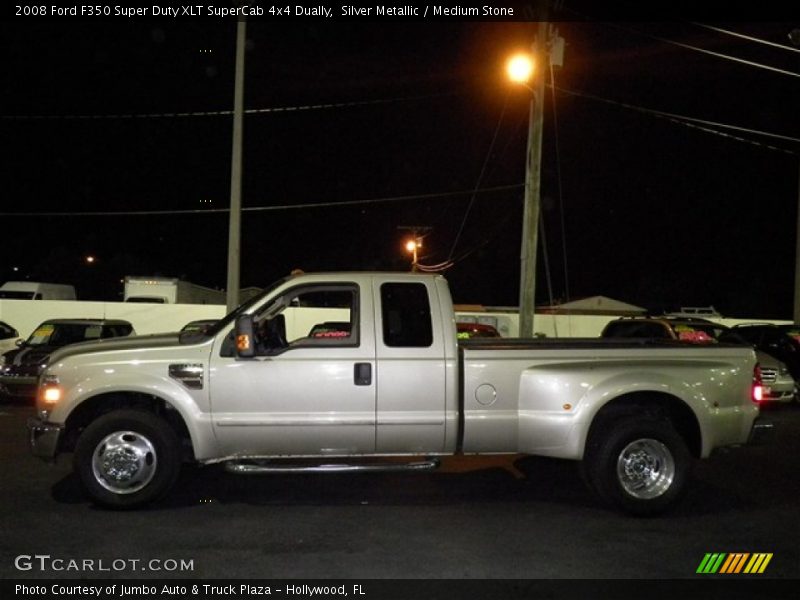  2008 F350 Super Duty XLT SuperCab 4x4 Dually Silver Metallic