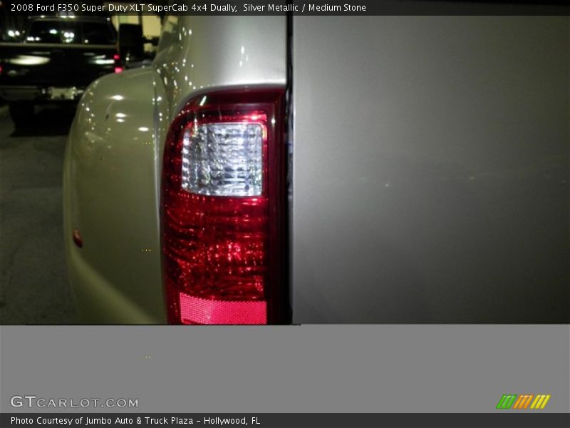 Silver Metallic / Medium Stone 2008 Ford F350 Super Duty XLT SuperCab 4x4 Dually