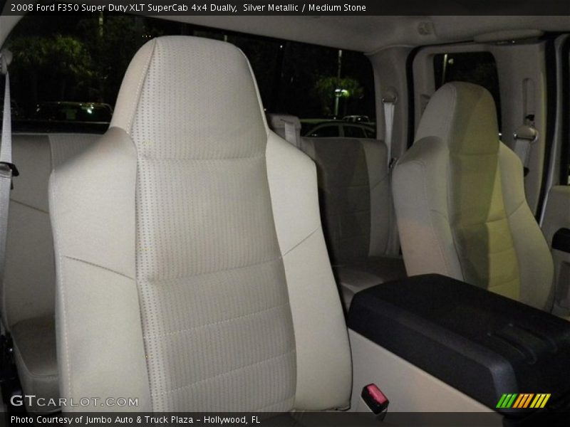 Silver Metallic / Medium Stone 2008 Ford F350 Super Duty XLT SuperCab 4x4 Dually
