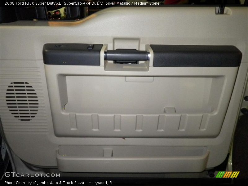 Silver Metallic / Medium Stone 2008 Ford F350 Super Duty XLT SuperCab 4x4 Dually