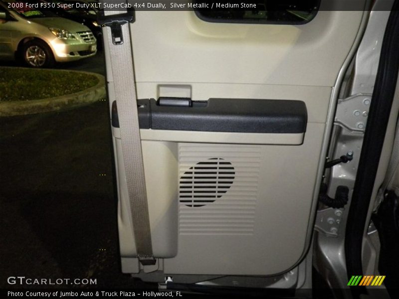 Silver Metallic / Medium Stone 2008 Ford F350 Super Duty XLT SuperCab 4x4 Dually