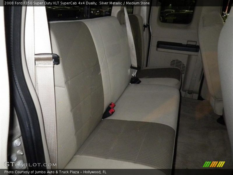 Silver Metallic / Medium Stone 2008 Ford F350 Super Duty XLT SuperCab 4x4 Dually