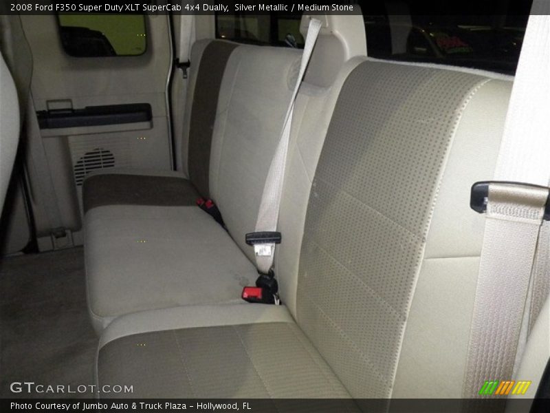 Silver Metallic / Medium Stone 2008 Ford F350 Super Duty XLT SuperCab 4x4 Dually