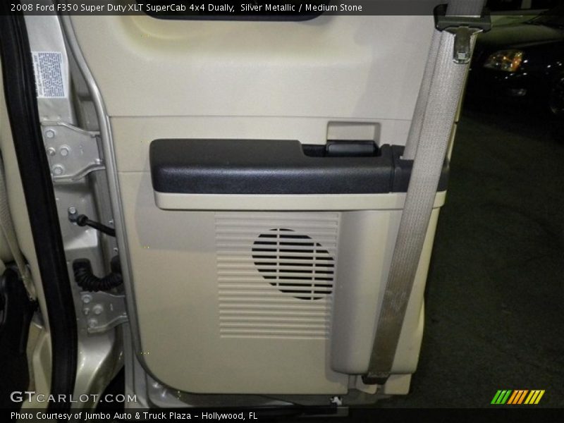 Silver Metallic / Medium Stone 2008 Ford F350 Super Duty XLT SuperCab 4x4 Dually