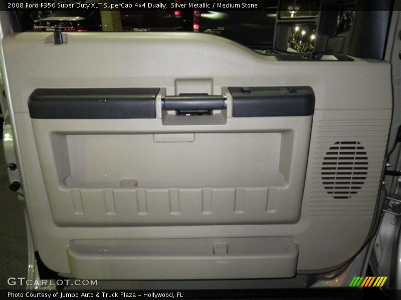 Silver Metallic / Medium Stone 2008 Ford F350 Super Duty XLT SuperCab 4x4 Dually