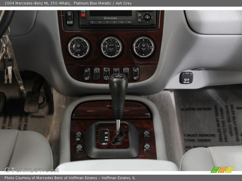 Platinum Blue Metallic / Ash Grey 2004 Mercedes-Benz ML 350 4Matic