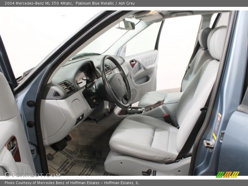 Platinum Blue Metallic / Ash Grey 2004 Mercedes-Benz ML 350 4Matic