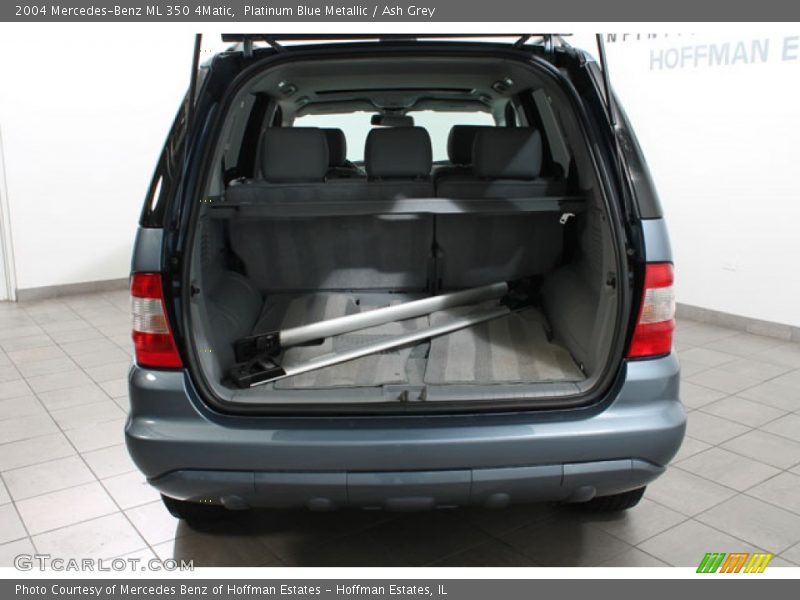 Platinum Blue Metallic / Ash Grey 2004 Mercedes-Benz ML 350 4Matic