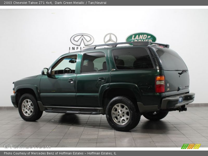 Dark Green Metallic / Tan/Neutral 2003 Chevrolet Tahoe Z71 4x4
