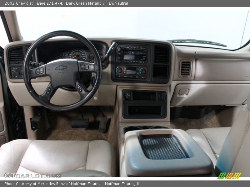 Dark Green Metallic / Tan/Neutral 2003 Chevrolet Tahoe Z71 4x4