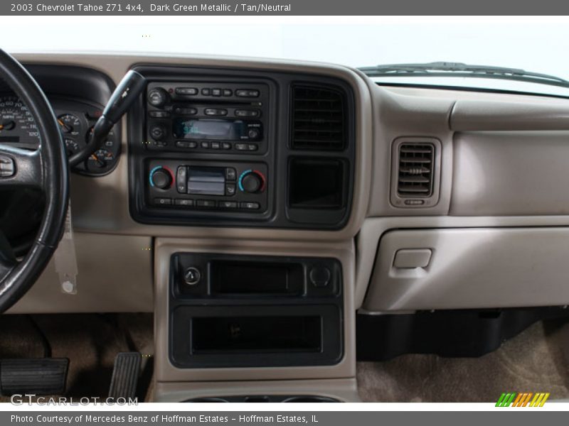Dark Green Metallic / Tan/Neutral 2003 Chevrolet Tahoe Z71 4x4