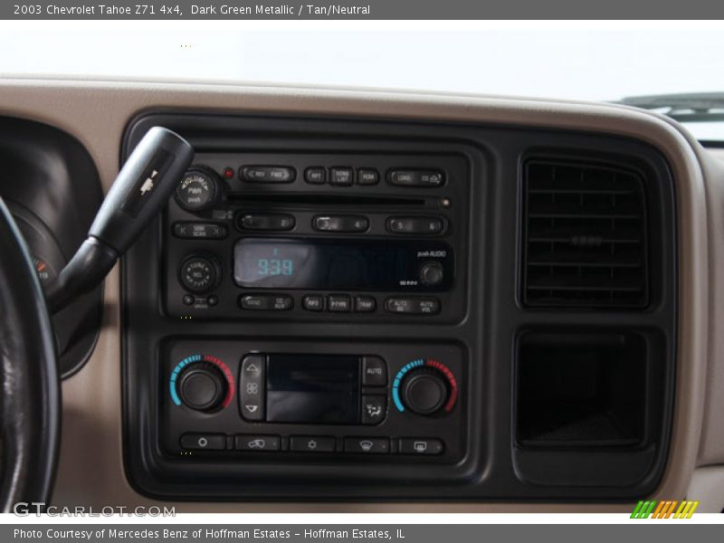 Dark Green Metallic / Tan/Neutral 2003 Chevrolet Tahoe Z71 4x4