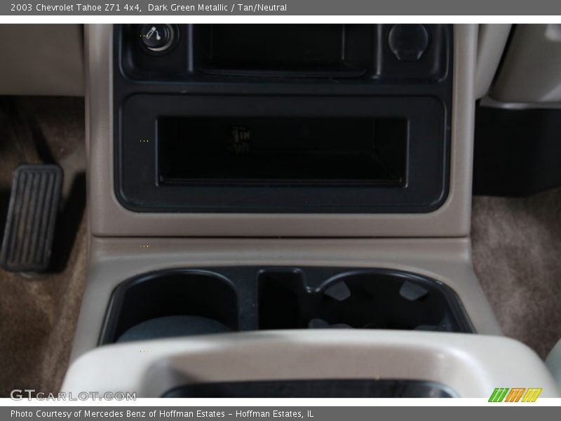 Dark Green Metallic / Tan/Neutral 2003 Chevrolet Tahoe Z71 4x4