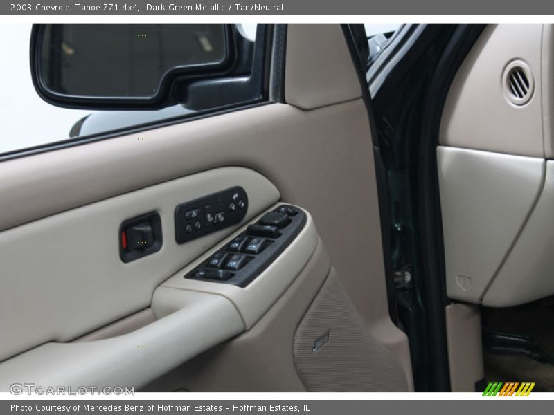 Dark Green Metallic / Tan/Neutral 2003 Chevrolet Tahoe Z71 4x4