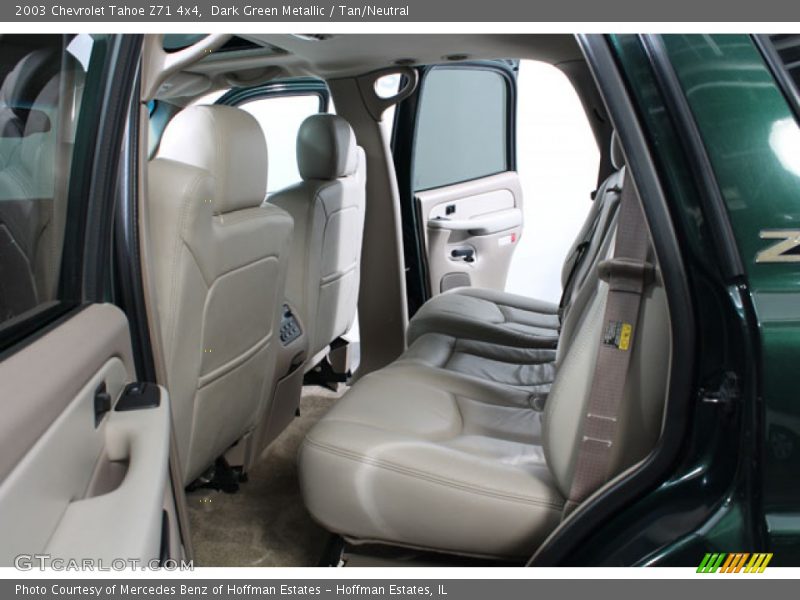 Dark Green Metallic / Tan/Neutral 2003 Chevrolet Tahoe Z71 4x4
