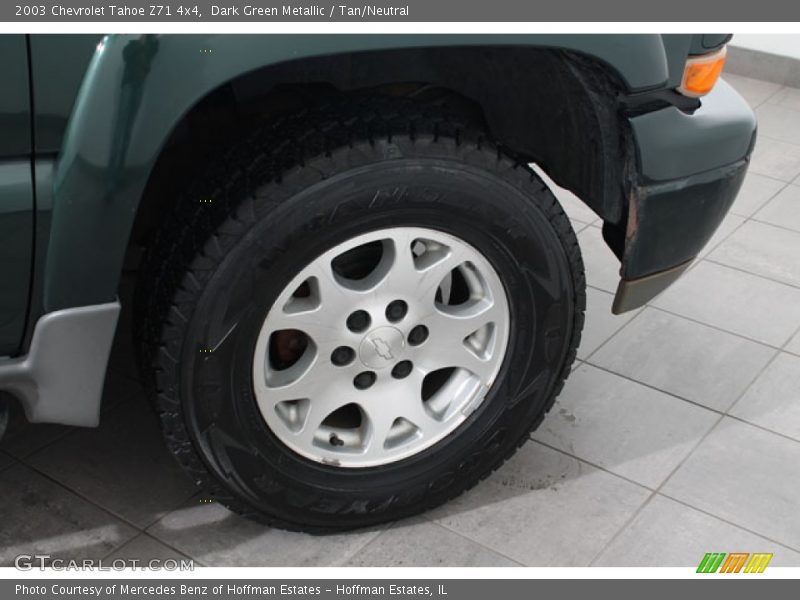 Dark Green Metallic / Tan/Neutral 2003 Chevrolet Tahoe Z71 4x4