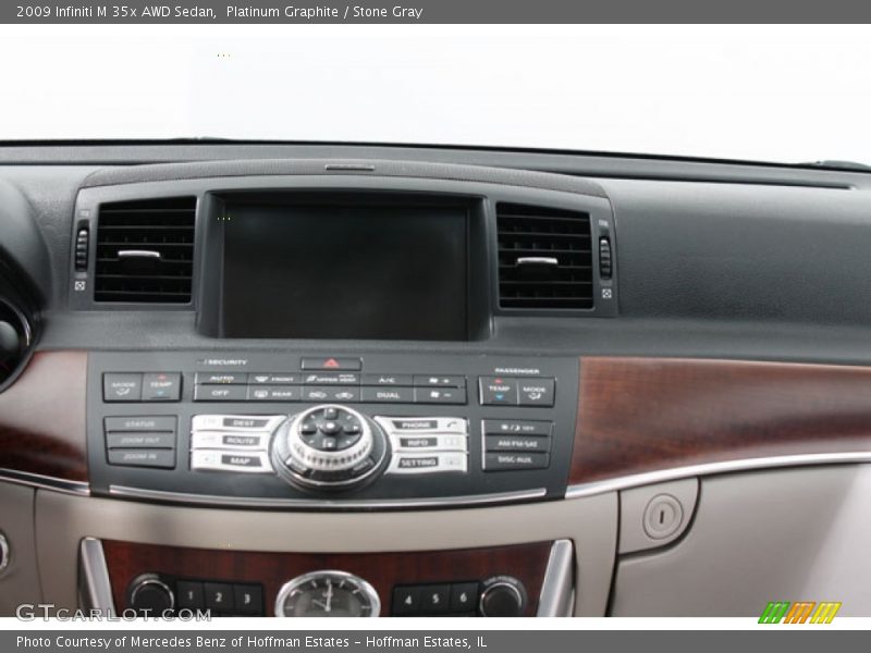 Platinum Graphite / Stone Gray 2009 Infiniti M 35x AWD Sedan