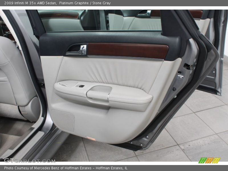Platinum Graphite / Stone Gray 2009 Infiniti M 35x AWD Sedan