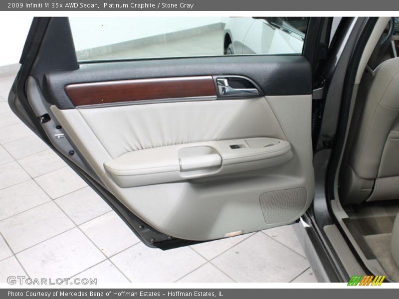 Platinum Graphite / Stone Gray 2009 Infiniti M 35x AWD Sedan
