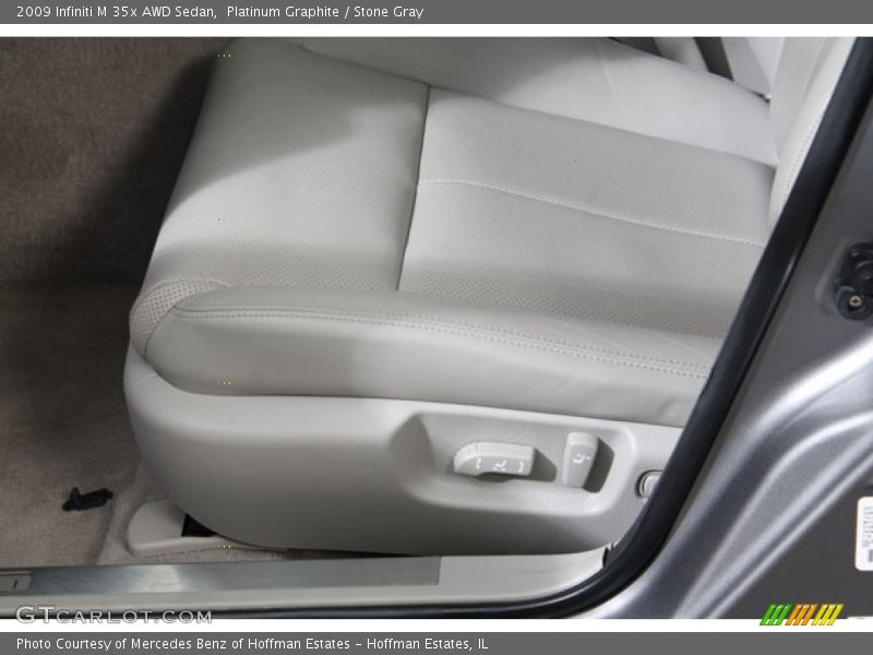 Platinum Graphite / Stone Gray 2009 Infiniti M 35x AWD Sedan