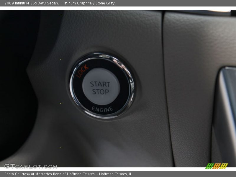Platinum Graphite / Stone Gray 2009 Infiniti M 35x AWD Sedan