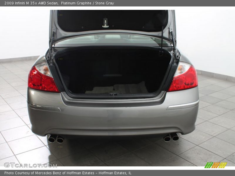 Platinum Graphite / Stone Gray 2009 Infiniti M 35x AWD Sedan