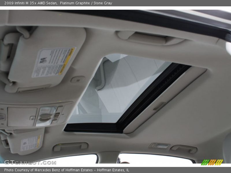 Platinum Graphite / Stone Gray 2009 Infiniti M 35x AWD Sedan