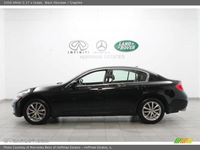Black Obsidian / Graphite 2009 Infiniti G 37 x Sedan