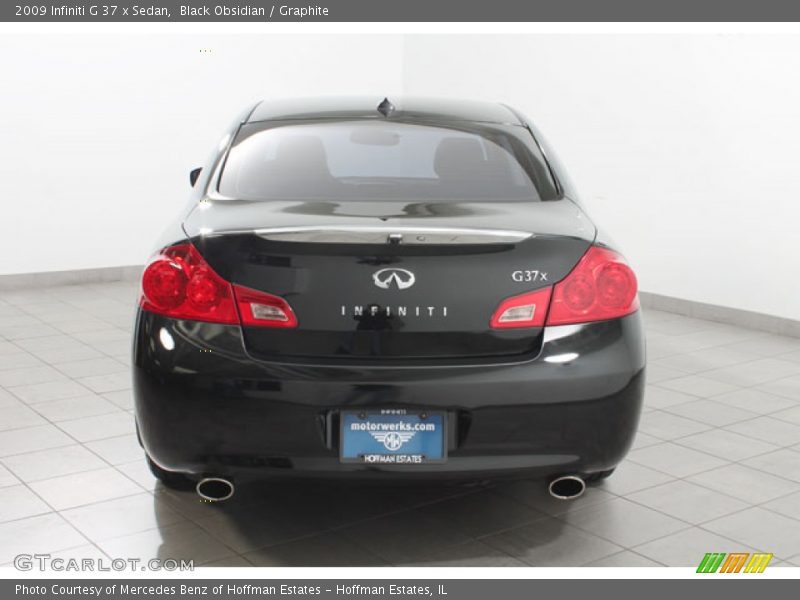 Black Obsidian / Graphite 2009 Infiniti G 37 x Sedan