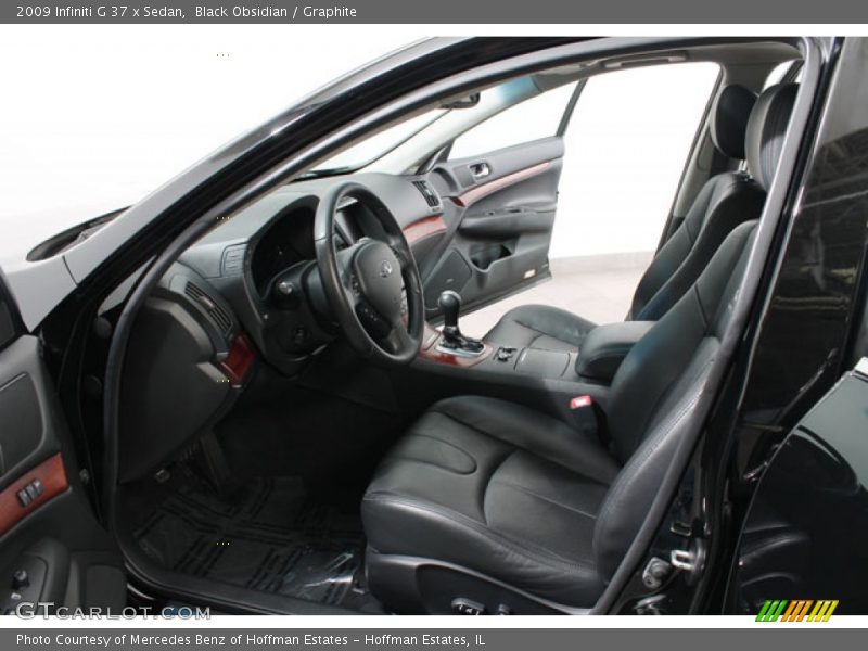 Black Obsidian / Graphite 2009 Infiniti G 37 x Sedan