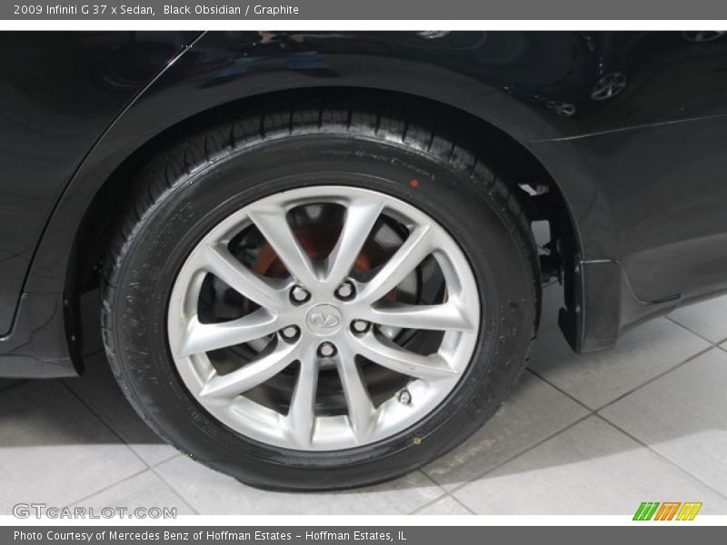 Black Obsidian / Graphite 2009 Infiniti G 37 x Sedan