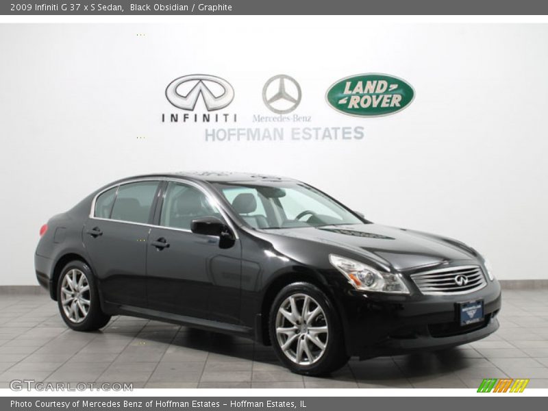 Black Obsidian / Graphite 2009 Infiniti G 37 x S Sedan
