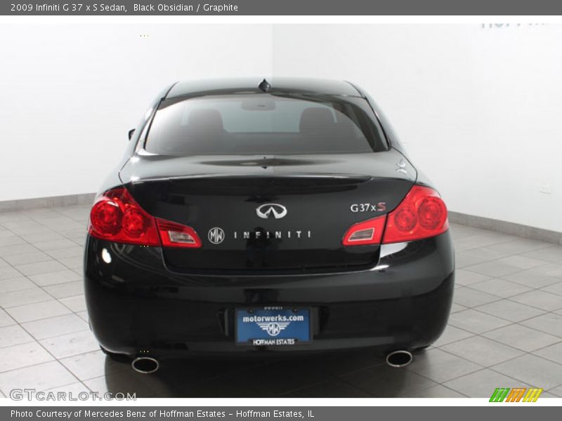 Black Obsidian / Graphite 2009 Infiniti G 37 x S Sedan