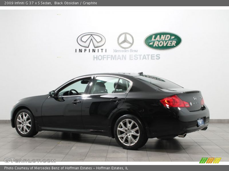 Black Obsidian / Graphite 2009 Infiniti G 37 x S Sedan