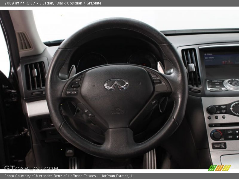 Black Obsidian / Graphite 2009 Infiniti G 37 x S Sedan