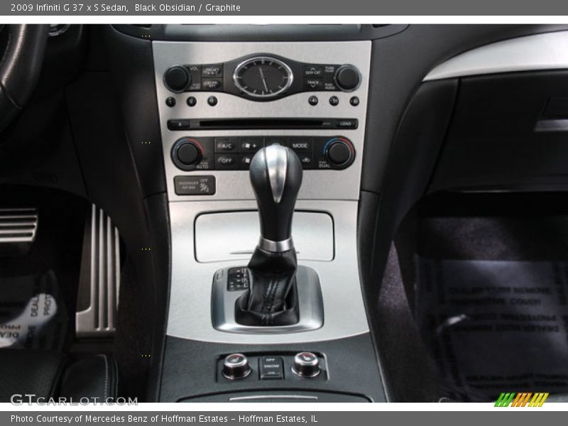 Black Obsidian / Graphite 2009 Infiniti G 37 x S Sedan