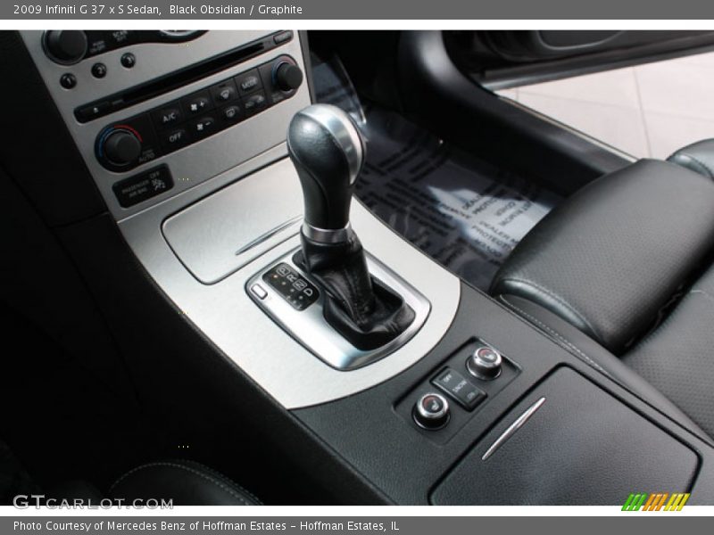 Black Obsidian / Graphite 2009 Infiniti G 37 x S Sedan