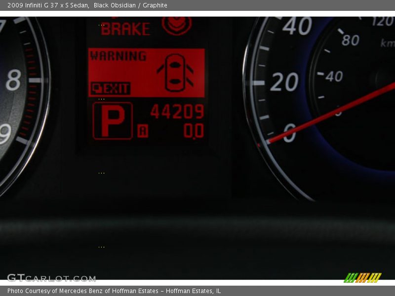 Black Obsidian / Graphite 2009 Infiniti G 37 x S Sedan
