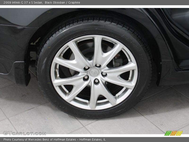 Black Obsidian / Graphite 2009 Infiniti G 37 x S Sedan