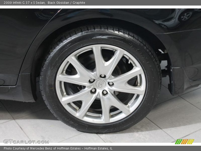 Black Obsidian / Graphite 2009 Infiniti G 37 x S Sedan