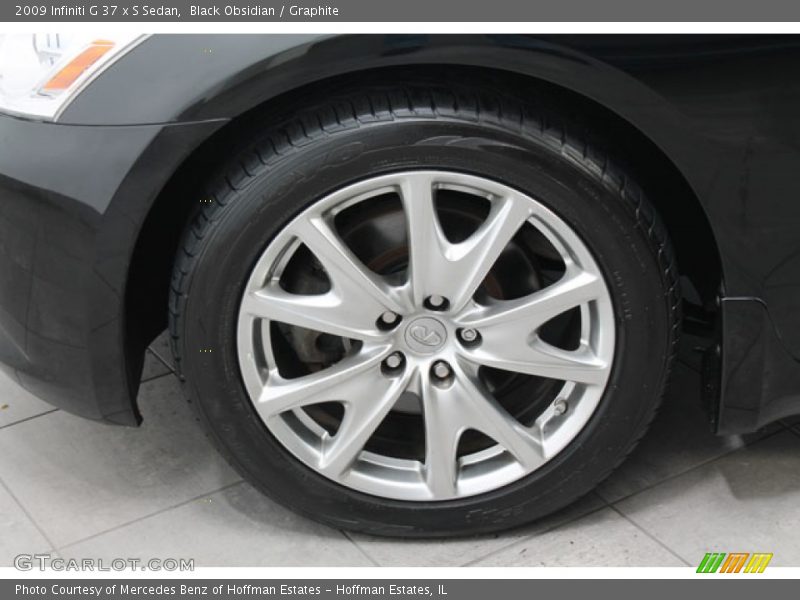 Black Obsidian / Graphite 2009 Infiniti G 37 x S Sedan